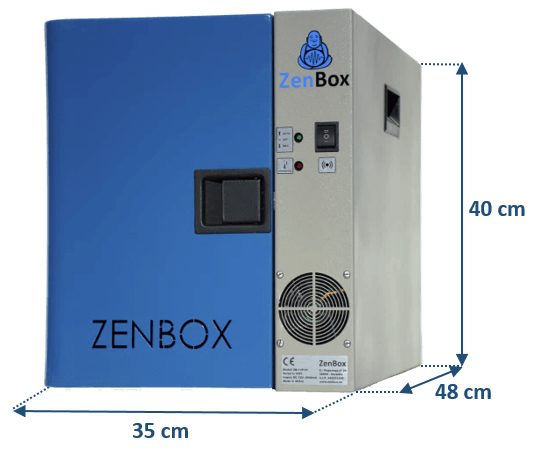 caja insonorizada zenbox para una bomba de vacío