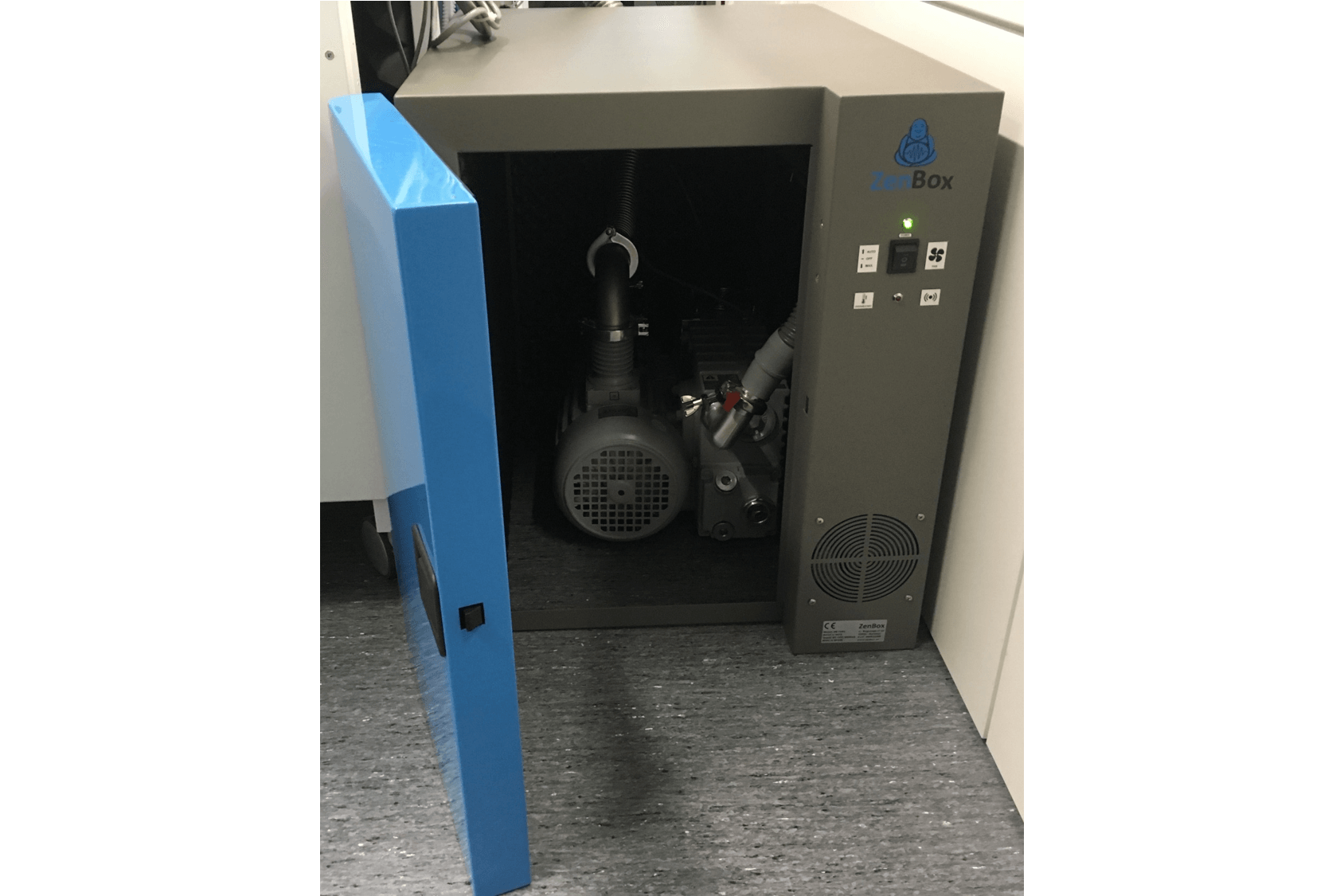 cabina insonorización para una bomba rotatoria ms40+
