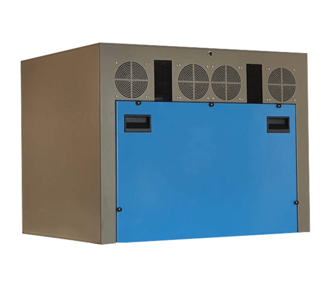 custom soundproof boxes for two vacuum pumps